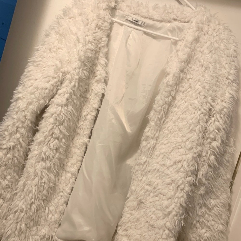 White Fluffy Jacket